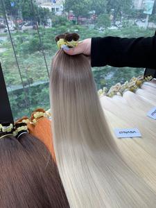Extensions de cheveux vierges vietnamiens en vrac, couleur très vendue, 60 cm, haute qualité, super double trame, lisses et soyeuses - Product Image 4