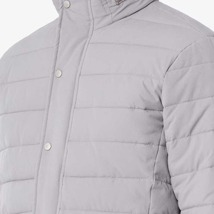 Veste d'hiver chaude pour homme, style streetwear, doudoune matelassée personnalisée en polyester pour homme, vente en gros - Product Image 5