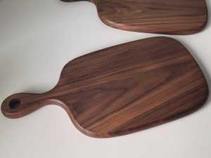 Acacia Wood Rectangle Chopping Block Durable Handmade Cutting Board with Knife Handle Dishwasher Safe for Kitchen Use - Product Image 6