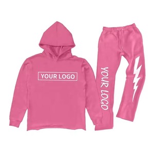 Ensemble de survêtement personnalisé pour homme, sweat à capuche et pantalon de jogging en molleton de coton, imprimé 3D, hiver, fabricant OEM ODM - Product Image 4
