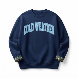 Women Festive Graphic Crewneck Sweatshirt <b>Long</b> <b>Sleeve</b> Christmas Pullover <b>Top</b> Printed <b>Sleeve</b> Casual Sweatshirt Winter <b>Top</b> - Product Image 5