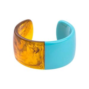 Brazalete de Resina Acrílica de Moda, Diseño de Rayas Rojas y Blancas, Elegante, de la Mejor Calidad, Joyería Unisex para Bodas y Fiestas - Product Image 2