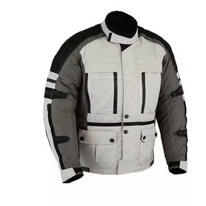 Combinaison textile élégante pour moto, idéale pour les longues balades, offrant un tissu respirant, des protections et une coupe ajustable. - Product Image 2