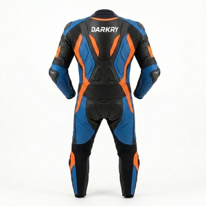 Traje de Cuero Personalizado para Motociclismo de Carreras, Equipo de Protección para Motociclistas, Fabricante OEM, Guantes y Botas al por Mayor - Product Image 2