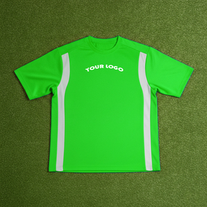 เสื้อยืดคอกลมแบบสั่งทำพิเศษสำหรับผู้ชาย ทรงหลวม ไหล่ตก ผ้าฝ้าย 100% เสื้อยืดตัดสีตัดกัน เสื้อยืดผ้าฝ้ายแบบกลับด้านได้ - Product Image 1