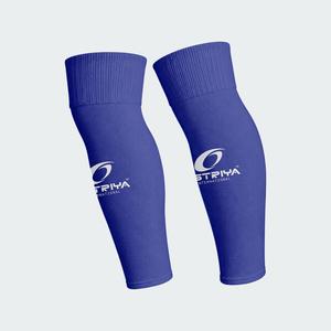 Chaussettes pour hommes en tricot respirant à motif géométrique, en spandex/polyester, anti-bactériennes, légères, avec logo personnalisé, couleur rouge - Product Image 3