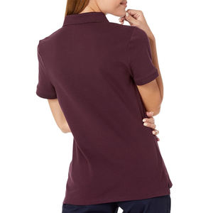 เสื้อผ้าสตรีแนวสตรีทแวร์ ถักนิตติ้งลำลอง สีพื้น ระบายอากาศ แห้งเร็ว เป็นมิตรกับสิ่งแวดล้อม แขนสั้น รับสกรีนโลโก้ - Product Image 2