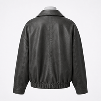 Veste en cuir matelassée unie pour femmes et hommes, design personnalisé, respirante, chaude pour l'hiver, imperméable, écologique, service OEM