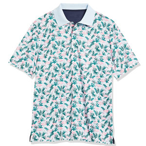 Polo décontracté pour homme en jersey 100 % coton, motif uni, style streetwear estival, hauts quotidiens, design à fermeture éclair, coupe droite, manches courtes - Product Image 1