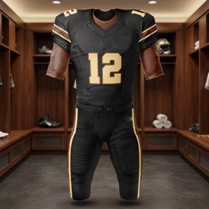 New Arrival Quick Dry American Football Uniforms 100% Polyester Sports Wear High Quality American Football Jersey - Product Image 6