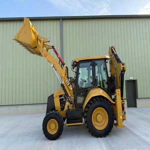 Chargeuse-pelleteuse CAT d'occasion en bon état, 4x4, avec chargeur frontal et pelle arrière pour travaux d'ingénierie et de construction - Product Image 2