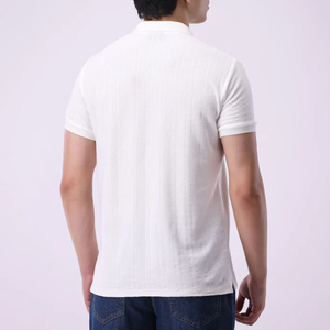 Polo homme 100% coton, prix bas, tissu doux, vêtements décontractés, respirant, haute qualité. - Product Image 3