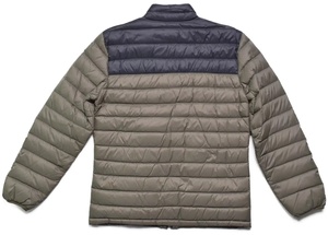Nueva chaqueta acolchada de rendimiento ultraligero ligera para hombre de la marca Buffalo, diseño de plumas empacables, algodón impermeable de Color Oliva - Product Image 2