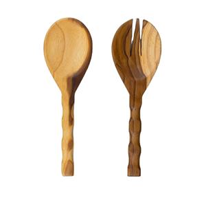 ชุดช้อนสลัดเคลือบเรซิ่นรักษ์โลก ขนาด 11 นิ้ว สไตล์โมเดิร์น ใช้กับเครื่องล้างจานได้ ผลิตในอินเดีย ขายดี - Product Image 1