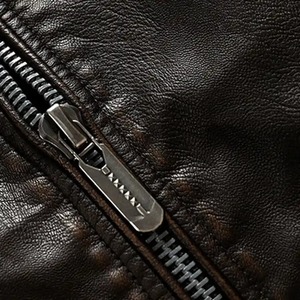 Outdoor Fashion Biker Warm PU Leather <b>Jacket</b> 2026 Winter Customized New Casual Motor <b>Thick</b> <b>Fleece</b> Leather <b>Jackets</b> - Product Image 6
