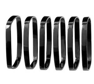 Anneaux de serviette en métal de forme carrée de vente chaude avec finition noire pour une utilisation quotidienne de la cuisine et un but décoratif - Product Image 4