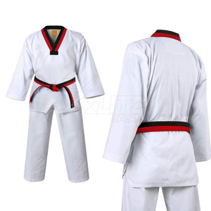 Uniforme de Taekwondo Duradero para Hombre, Transpirable, Ligero, de Alta Calidad, Poliéster/Algodón, Cómodo, para Entrenamiento Diario - Product Image 3