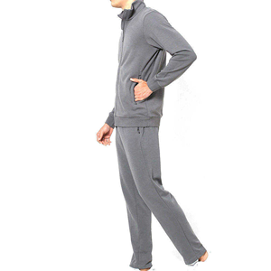 Track Suit with Polyester/Cotton Material Customizable Jogging Sportswear for Men Men's Winter Casual Solid Slim Fit - Product Image 2