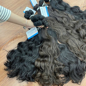 Créez votre style : Cheveux vierges vietnamiens non traités, tissage naturel ondulé, idéal pour la vente en gros - Product Image 3