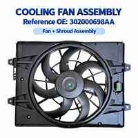Ensemble de ventilateur de refroidissement de radiateur avec cache 302000698AA pour Chery Tiggo 4 Pro 5X 7 Pro 8 Pro