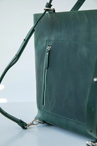 Premium Genuine Leather Fringe Handbag for Women – Vintage Boho Style Shoulder <b>Bag</b> with Tassels & <b>Studded</b> Detail - Product Image 3