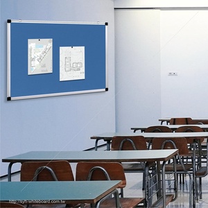 Tablero de fieltro azul para notas, fotos e información - Product Image 6