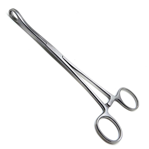Pinzas de Acero Inoxidable para Esponjas, 10.5 Pulgadas, Puntas Rectas, Instrumento Quirúrgico para Aplicación de Apósitos, Uso Médico y Hospitalario - Product Image 6