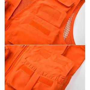 Multi-Pocket Quick-Drying Man <b>Work</b> <b>Cargo</b> Oversized Workwear Black Mesh Utility Windproof Outdoor Fishing Men's Vest - Product Image 2