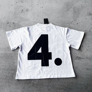 T-shirt vierge coupe ample personnalisé pour homme en molleton français, 100 % coton Pima biologique, 300 GSM, épais et surdimensionné - Product Image 5