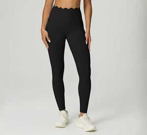 Leggings Deportivos de Cintura Alta, Tejido Geométrico, Spandex Ecológico, Elásticos, Transpirables, Suaves y de Compresión para Mujer - Product Image 5