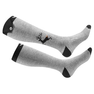 Chaussettes chauffantes alimentées par batterie 6000 mAh, rechargeables avec 4 niveaux de chauffage, contrôlées par application électrique, chaussettes de sport d'extérieur - Product Image 6