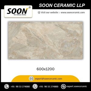 Carreaux muraux en porcelaine mate I-TUSCON BROWN Infinite Matte 600x1200, imitation pierre moderne, pour usage intérieur salle de bain - Product Image 2