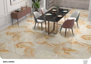 Carreaux de porcelaine brillants de haute qualité, taille 600x1200, grands carreaux pour sols et murs, pour villas, appartements et intérieurs d'hôtels - Product Image 4