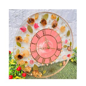 Modern Resin Round <b>Wall</b> <b>Clock</b> Antique Style Cartoon Pattern Gold Accents Silent Quartz Digital Office <b>Clock</b> - Product Image 6