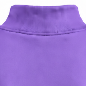 Sudadera de cuello alto para mujer, color morado amatista, manga larga, holgada, de forro polar, estilo casual, para invierno, ropa de calle, moda - Product Image 4