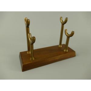 Loupe et ouvre-lettre de luxe à bord doré avec support, fournitures de bureau, objet décoratif de table, artisanat pour cadeaux - Product Image 3
