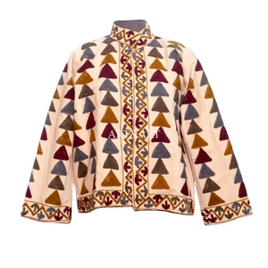 ผ้าปูที่นอนปักลายสั่งทำพิเศษ ผ้าคอตตอนไม่ทอ บรรจุใยฝ้าย ระบายอากาศได้ดี เป็นมิตรกับสิ่งแวดล้อม งานฝีมือช่างฝีมือ ป้องกันลม หลากสี - Product Image 1