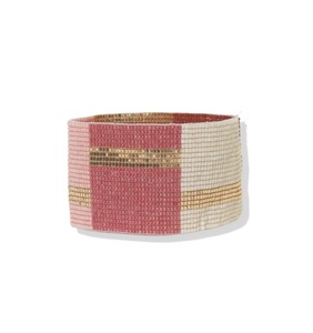 Bracelets en perles de rocaille superposés, accessoires de poignet tendance faits à la main, bijoux d'inspiration ethnique - Product Image 6