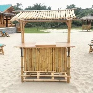 Muebles de barra de bambú para playa, resistentes al agua, ecológicos, de uso comercial, material de madera. - Product Image 2
