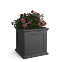 Jardinière moderne en métal noir avec écran de séparation à lattes, support de plantes d'extérieur pour fleurs et plantes vertes