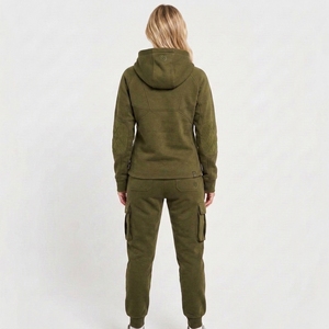 Conjuntos Deportivos de Dos Piezas de Moda para Invierno 2026, Lavados al Ácido, con Logotipo Bordado, Estilo Urbano, Casual, con Cordones - Product Image 2