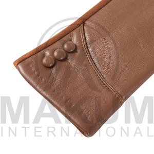 New High Quality Dressing Leather Gloves Custom Made Leather Gloves Fashion Leather Gloves - Product Image 3