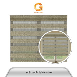 Persianas Zebra Más Vendidas en Malasia, 50% Protección Solar, Color Crema Marrón, ZB91501, 76x183cm, para Hogar y Oficina, OEM, B2B, Mejor Proveedor, Garantía de Calidad - Product Image 6