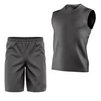 Kit d'uniforme de rugby personnalisé imprimé par transfert thermique 100 % polyester, protection UV, violet et jaune, débardeur à capuche et short anti-humidité