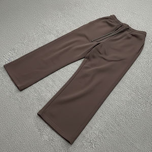 Pantalones Casuales de Lona 100% Algodón para Hombre, Estilo Urbano, Corte Holgado, Logotipo Bordado Personalizado, Cómodos, OEM/ODM - Product Image 3