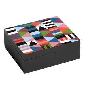 Caja con incrustaciones de resina, cajas decorativas con incrustaciones de fregona, joyero con incrustaciones, precio al por mayor, cajas de almacenamiento de madera personalizadas - Product Image 1