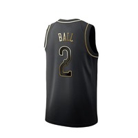Camiseta de Baloncesto Sublimada Personalizada para Hombre, Sin Mangas, Edición Negra y Dorada, Secado Rápido, Malla Transpirable, Uniforme Deportivo Premium para Fanáticos