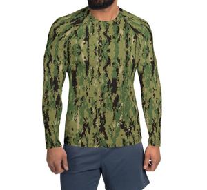 Directement du fabricant Bolton Gilet de compression à manches longues avec impression complète Premium Rash Guard - Product Image 1