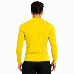 2026 Breathable Four-Way Stretch Compression Shirt <b>Men</b> Gym Training Fitness Wear Moisture Wicking Performance <b>Base</b> <b>Layer</b> Simple - Product Image 4