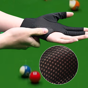 Breathable 3 Finger Snooker Gloves Non Slip Billiard Gloves Left Hand Mesh Pool Cue Gloves for Weightless Smooth Stroke - Product Image 6